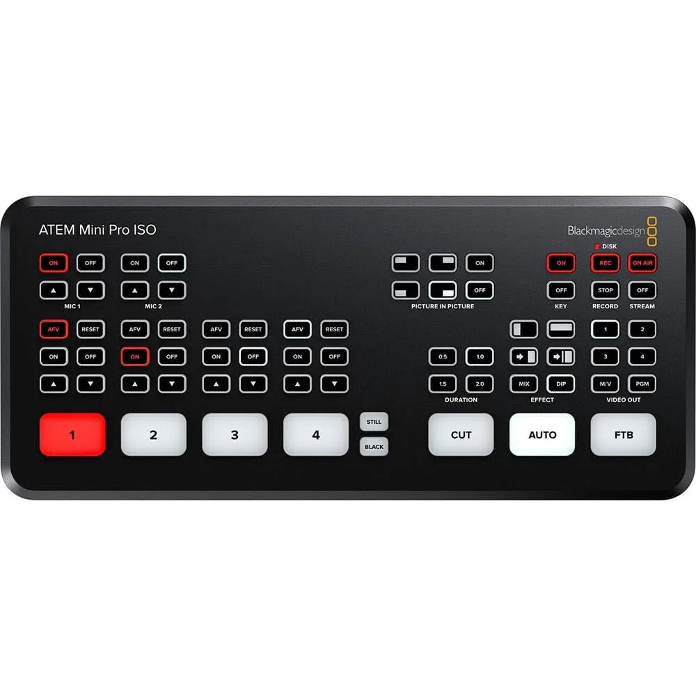 Blackmagic Design ATEM Mini Live Stream Auxiliary Switcher (Atem Mini PRO)