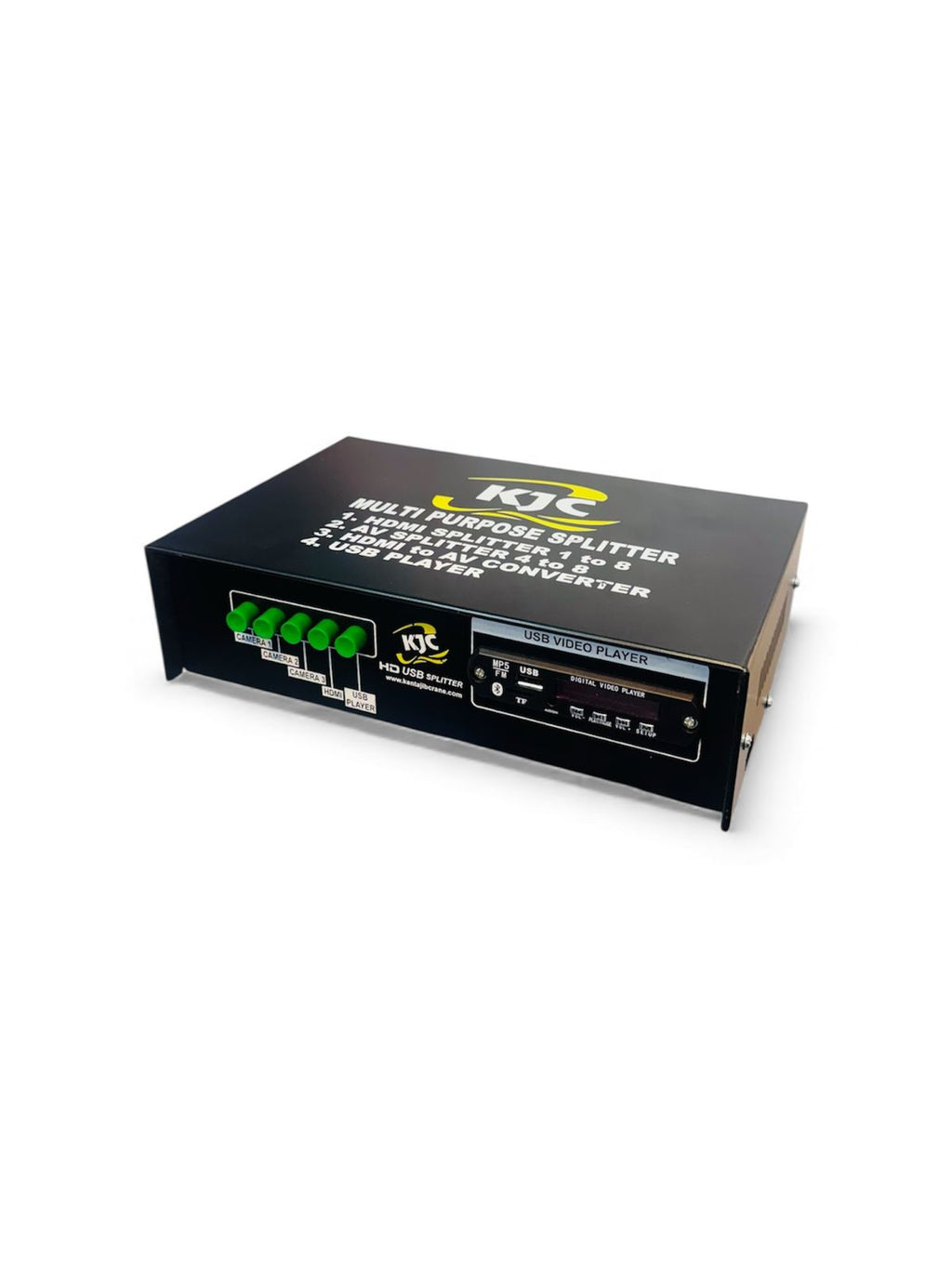 KJC HDMI + AV Splitter & USB Media Player Professional Display Distributor.